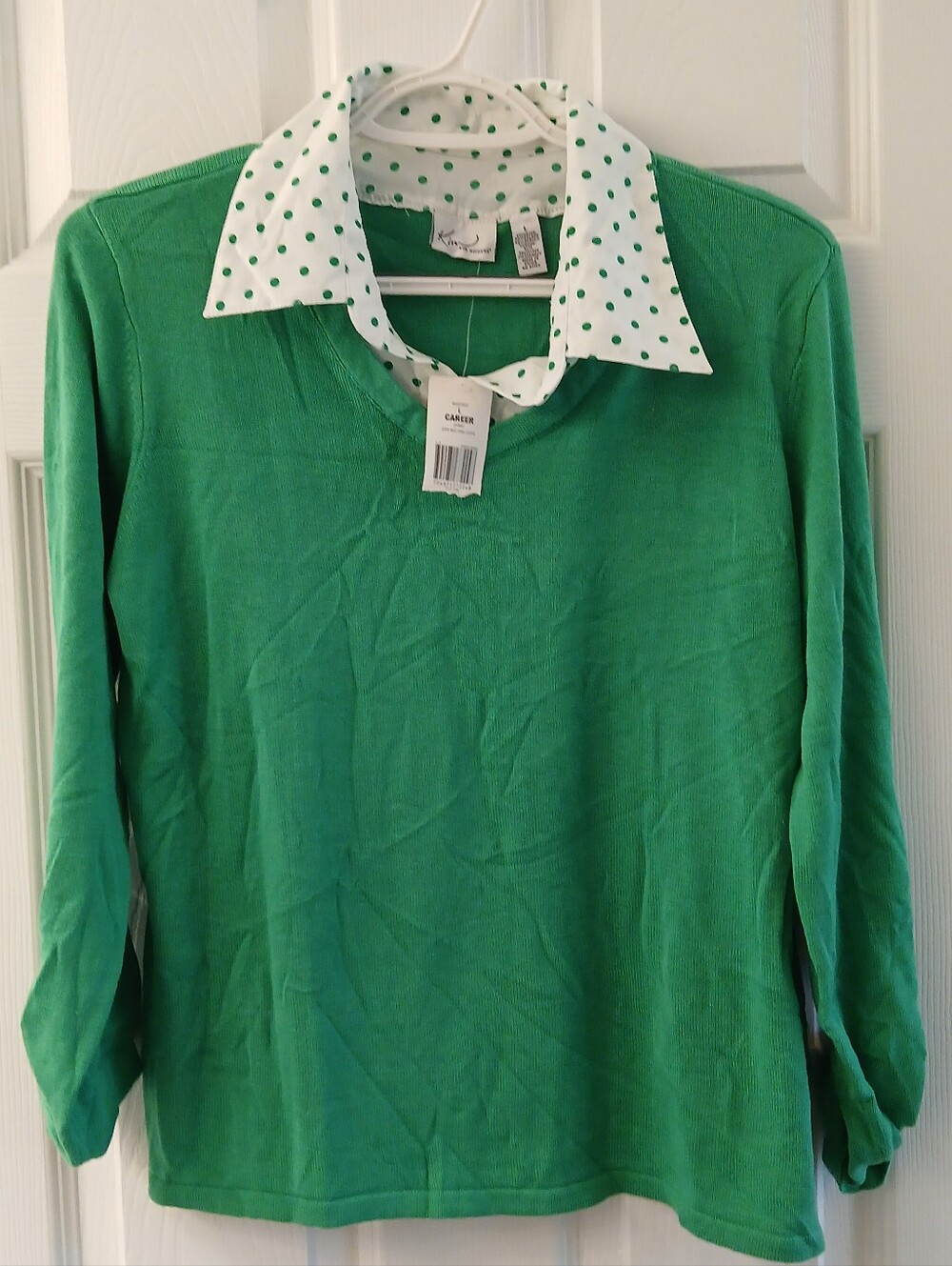 Kim Rogers "Danny" 2-in-1 Layered Sweater Top